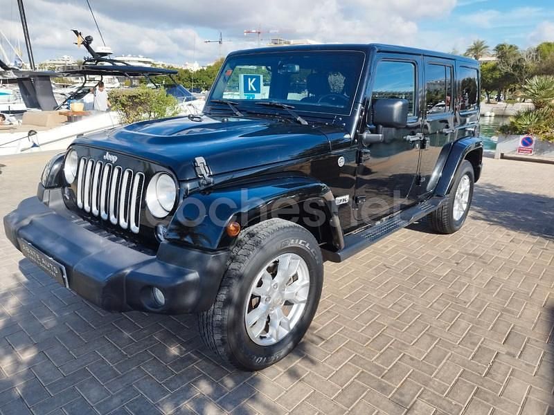 Negro Usado 2018 Jeep Wrangler Unlimited SUV | 42.500 € - Imagen 1/4