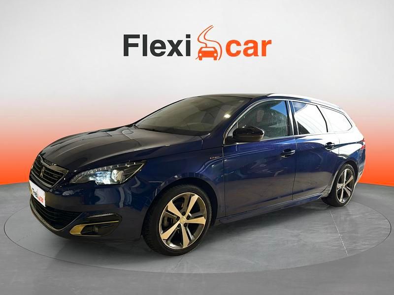 Usado Peugeot 308 SW Access 131 CV (96 kW) 2015 Azul Familiar