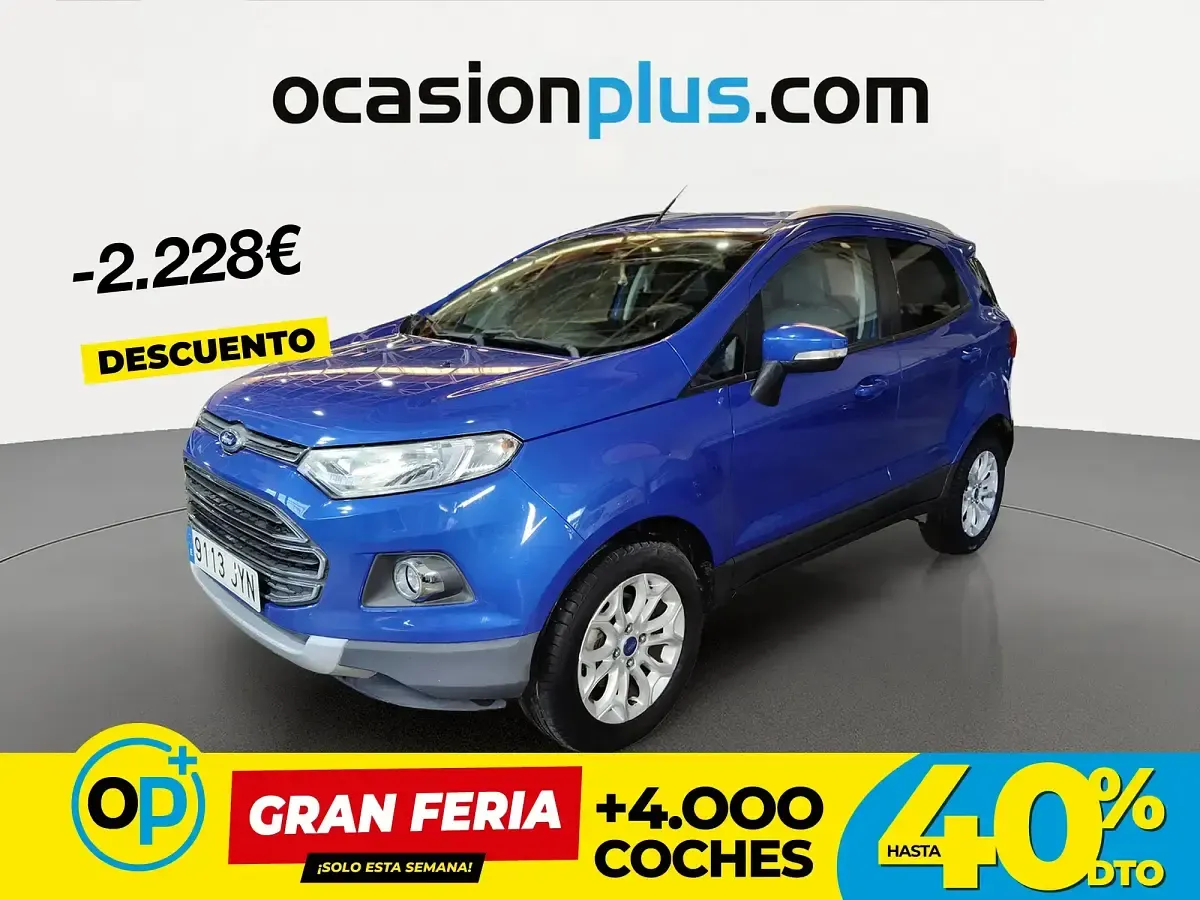 Usado Ford Ecosport Titanium 140 CV (102 kW) 2017 Azul SUV