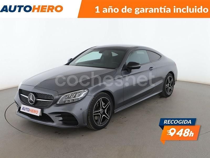 Gris Usado 2021 Mercedes C220 AMG line Coupe | 36.299 € (Buen precio) - Imagen 1/3