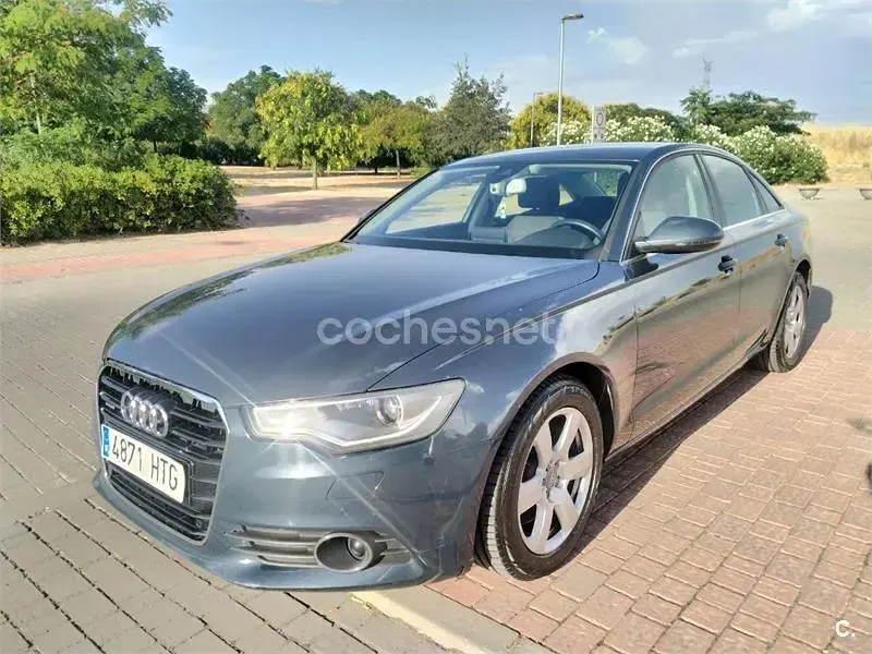 Usado Audi A6 245 CV (180 kW) 2014 Gris / plata Berlina