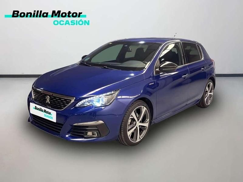 Usado Peugeot 308 GT-line 131 CV (96 kW) 2018 Azul Berlina