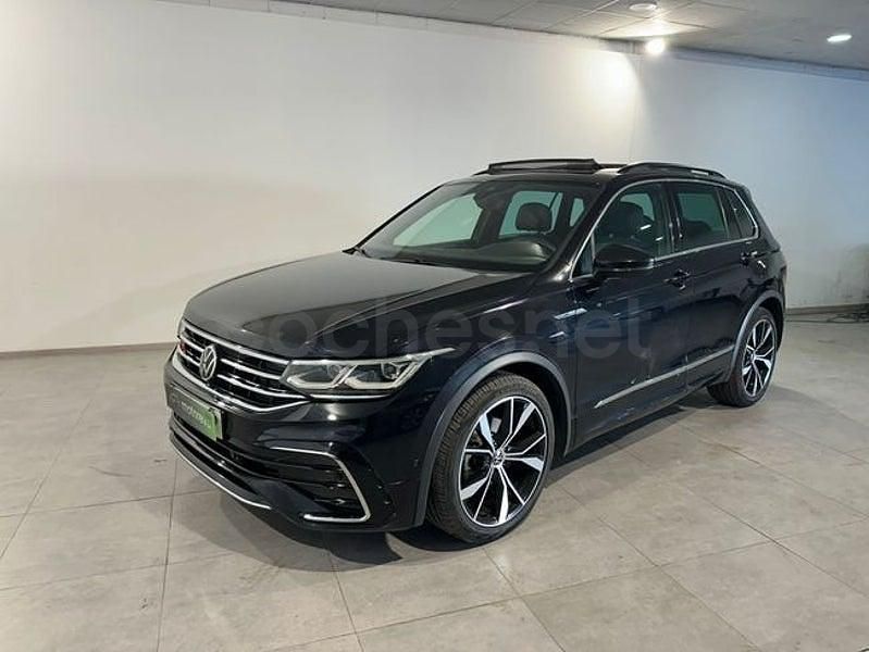 Usado VW Tiguan R-line 150 CV (110 kW) 2021 Negro SUV