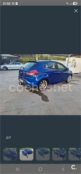 Usado Fiat Bravo Sport 150 CV (110 kW) 2007 Azul Utilitario