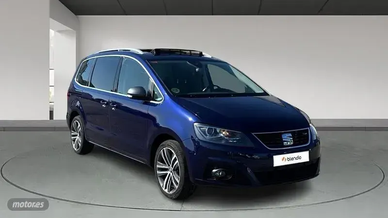 Usado Seat Alhambra FR-Line 150 CV (110 kW) 2021 Azul Monovolumen
