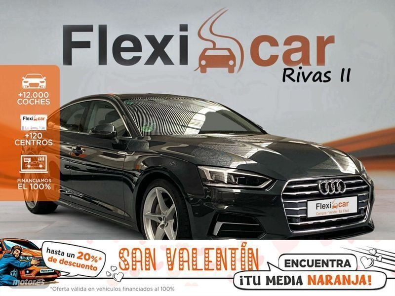 Usado Audi A5 Sportback Premium 190 CV (139 kW) 2017 Gris Utilitario