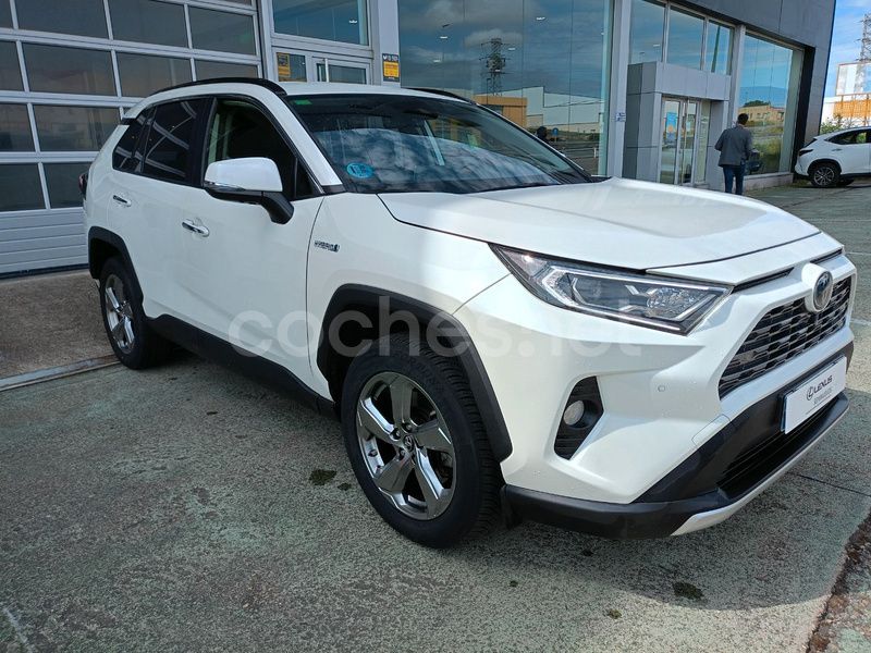 Blanco Usado 2019 Toyota RAV4 Hybrid Luxury SUV | 33.300 € (Precio justo) - Imagen 1/4