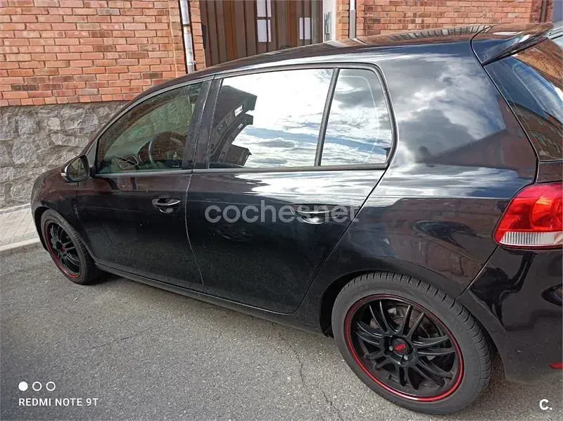 Usado VW Golf VI Sport 110 CV (80 kW) 2009 Negro Utilitario
