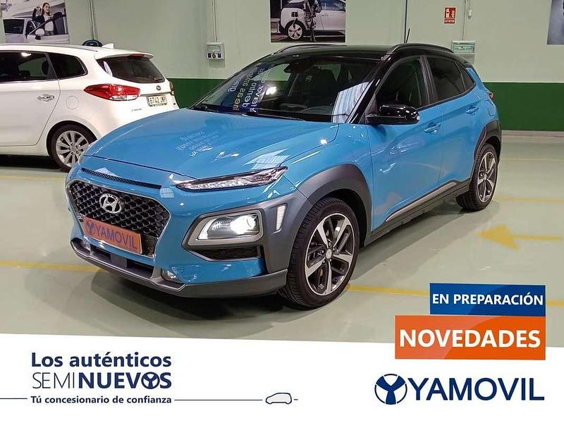 Usado Hyundai Kona Style 177 CV (130 kW) 2018 Azul SUV