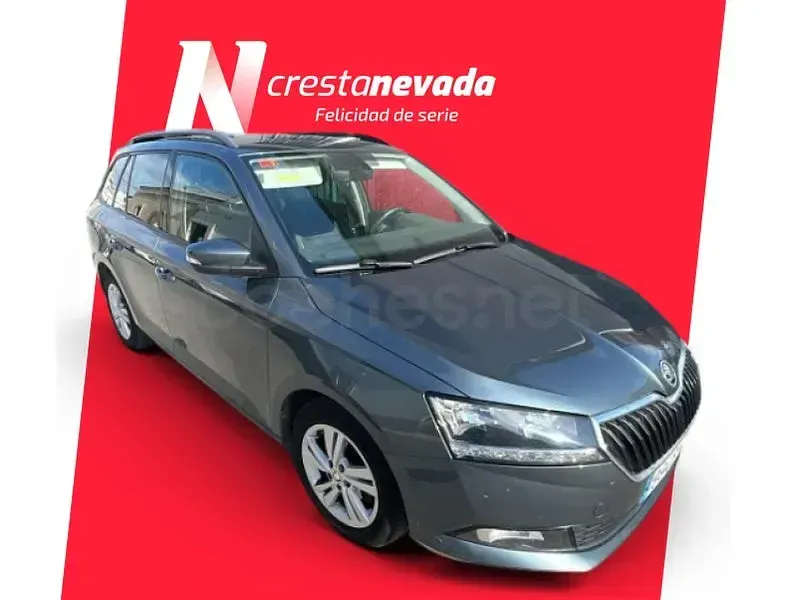 Usado Skoda Fabia Ambition 95 CV (69 kW) 2019 Gris / plata Utilitario