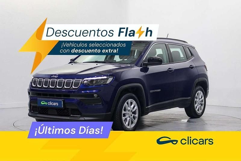 Usado Jeep Compass Longitude 131 CV (96 kW) 2021 Azul SUV
