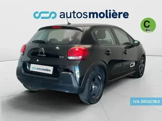 Usado Citroën C3 PureTech 83 CV (61 kW) 2024 Negro Berlina