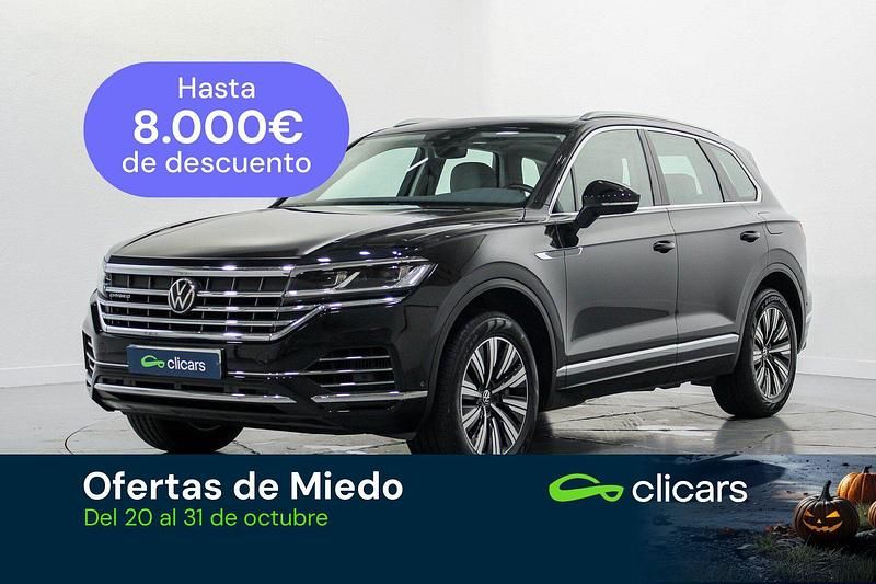 Negro Usado 2021 VW Touareg Elegance SUV | 49.990 € (Caro) - Imagen 1/4