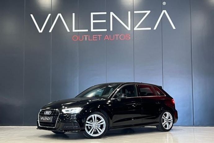 Usado Audi A3 S-Line 115 CV (84 kW) 2018 Negro