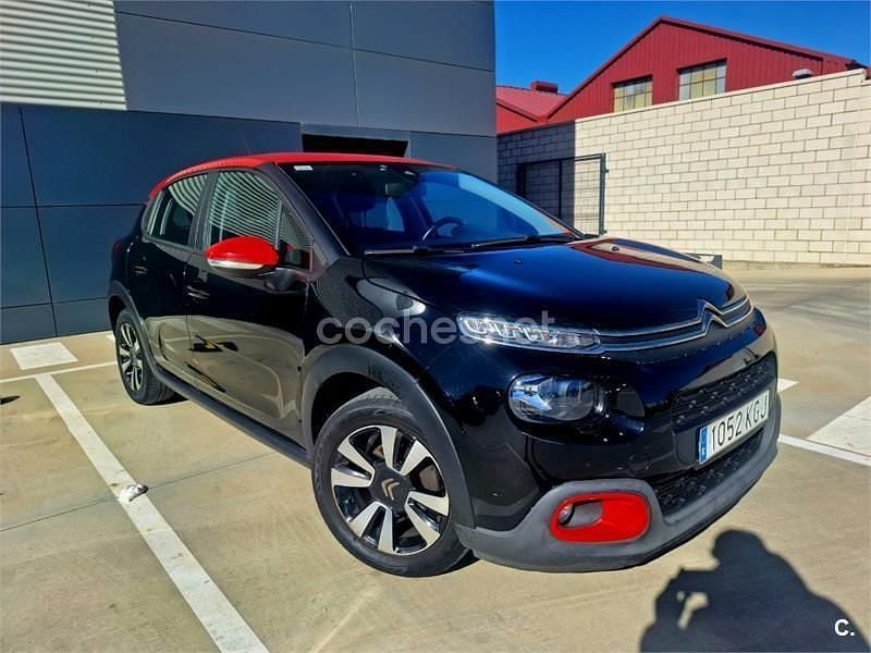 Usado Citroën C3 PureTech 82 CV (60 kW) 2017 Negro Berlina