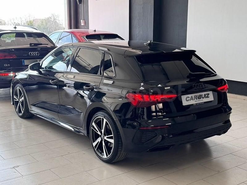 Usado Audi A3 S-Line 150 CV (110 kW) 2023 Negro Berlina