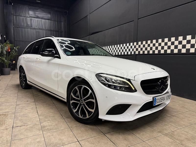 Blanco Usado 2018 Mercedes C220 Familiar | 17.990 € (Buen precio) - Imagen 1/4