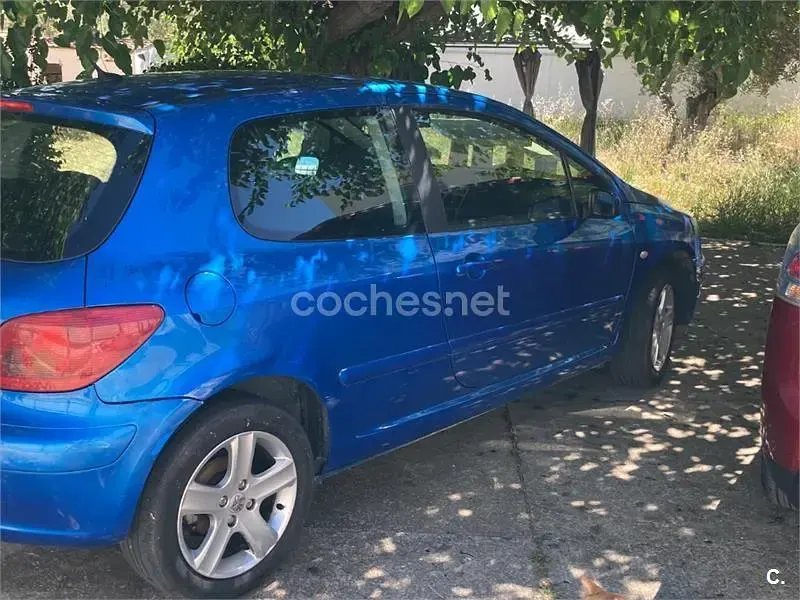Usado Peugeot 307 110 CV (80 kW) 2004 Azul Berlina