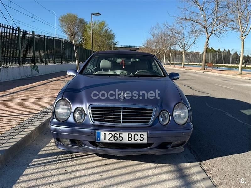 Usado Mercedes CLK230 Elegance 193 CV (141 kW) 2000 Azul Descapotable