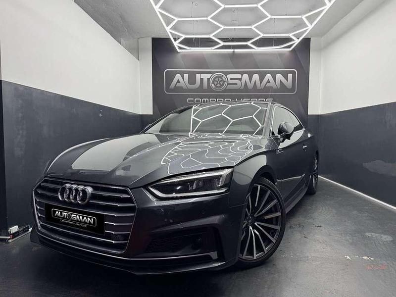 Usado Audi A5 S-Line 189 CV (139 kW) 2020 Gris Coupe
