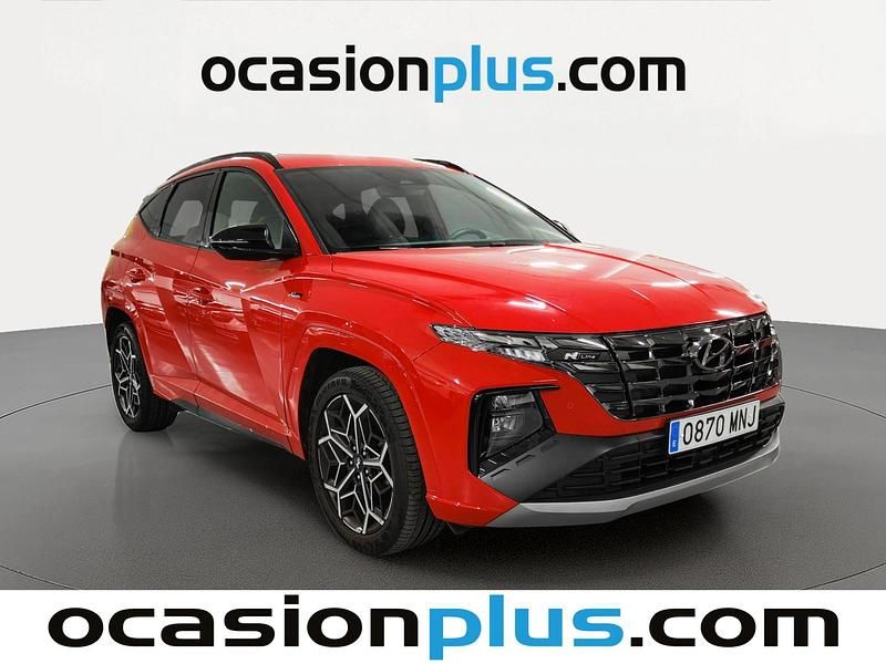 Usado Hyundai Tucson N Line 150 CV (110 kW) 2024 Rojo SUV