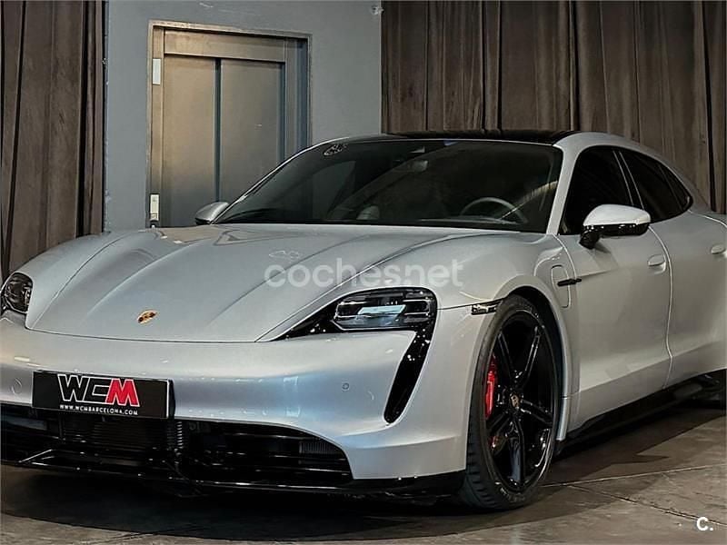 Eléctrico Usado 2022 Porsche Taycan 4S Sport Turismo Berlina | 73.399 € (Super precio) - Imagen 1/4