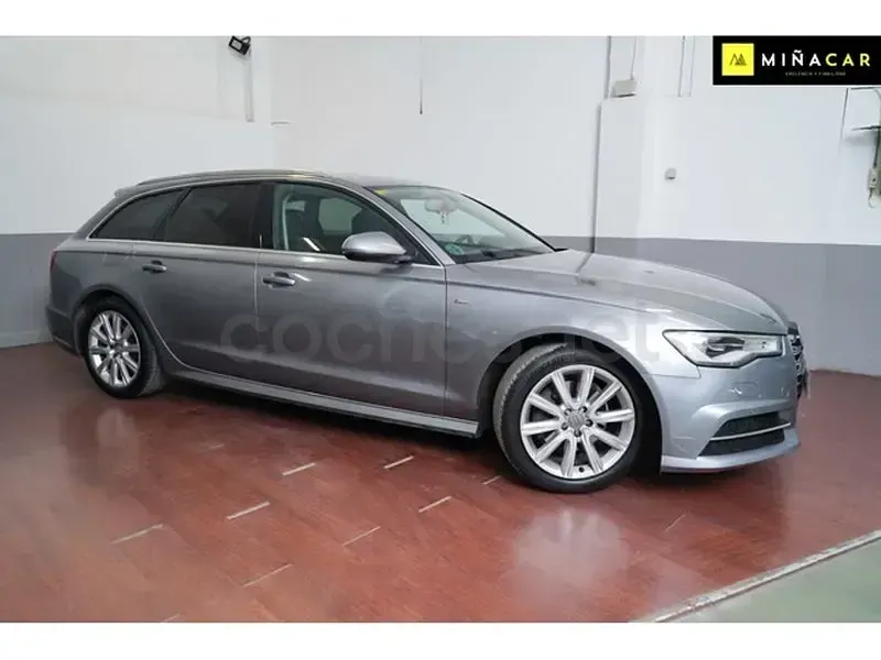 Usado Audi A6 S-Line 190 CV (139 kW) 2015 Gris / plata Familiar