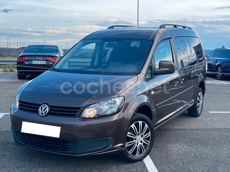 Marrón Usado 2013 VW Caddy Maxi Comfortline Monovolumen | 12.500 € - Imagen 1/4
