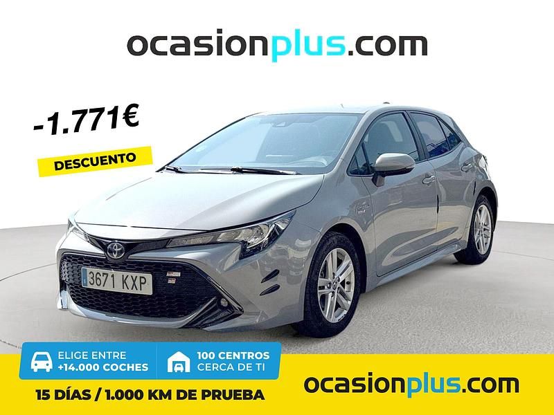 Gris Usado 2019 Toyota Corolla Active Berlina | 19.490 € (Un poco caro) - Imagen 1/4