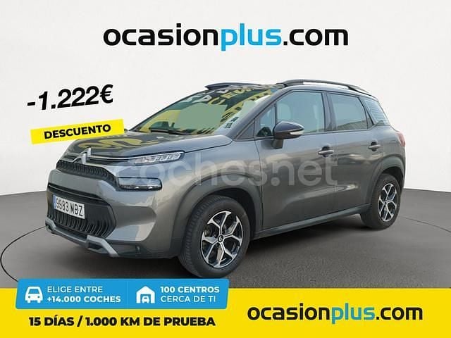Gris / plata Usado 2022 Citroën C3 Aircross PureTech SUV | 13.450 € (Precio justo) - Imagen 1/4