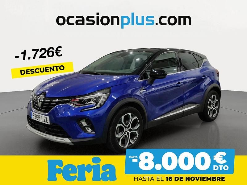 Azul Usado 2022 Renault Captur Techno SUV | 18.990 € (Precio justo) - Imagen 1/4