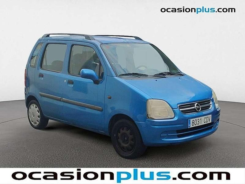 Usado Opel Agila 75 CV (55 kW) 2003 Azul Monovolumen