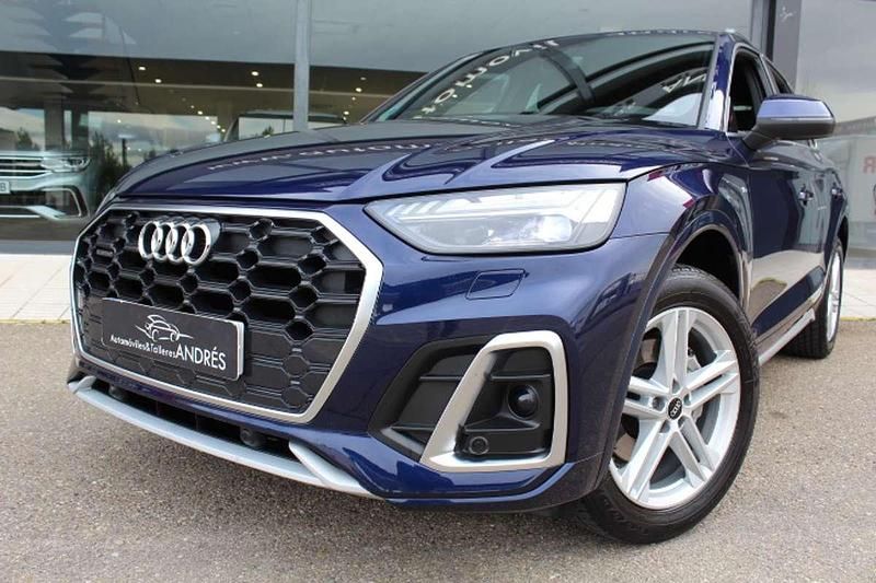 Usado Audi Q5 S-Line 204 CV (150 kW) 2021 Azul SUV