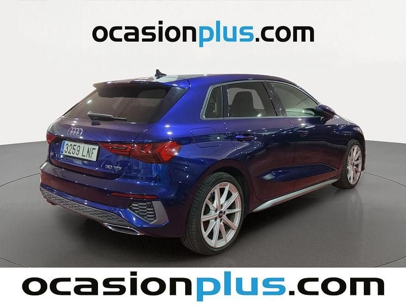 Usado Audi A3 Sportback S-Line 116 CV (85 kW) 2021 Azul Utilitario
