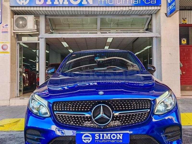 Begagnad Mercedes GLC220 170 HK (125 kW) 2017 Blå Sportkupé