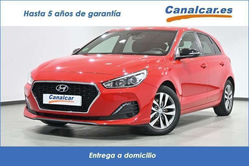 Rojo Usado 2018 Hyundai i30 GO! Utilitario | 12.590 € (Precio justo) - Imagen 1/4
