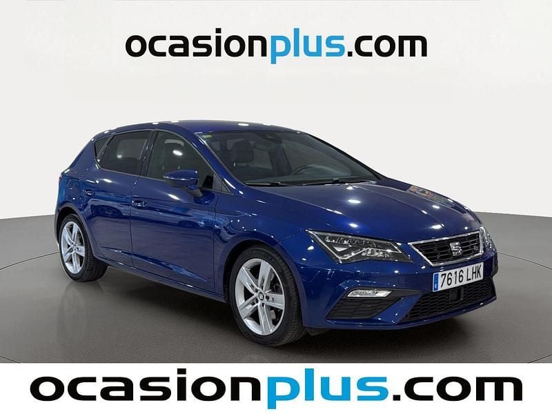 Usado Seat Leon FR 150 CV (110 kW) 2020 Azul Utilitario