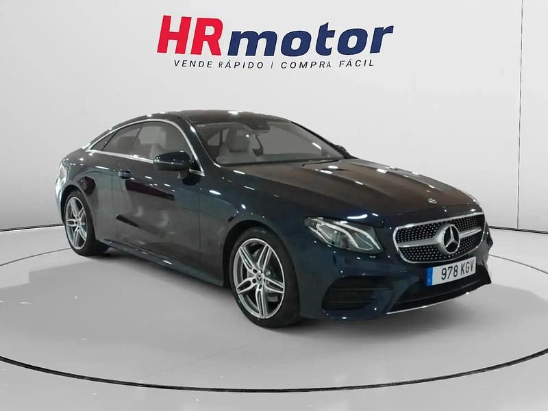 Negro Usado 2018 Mercedes E220 AMG line Coupe | 32.890 € (Buen precio) - Imagen 1/4