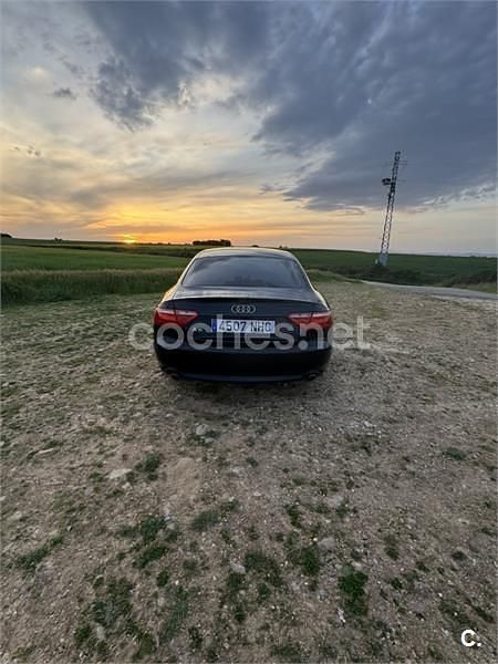 Usado Audi A5 190 CV (139 kW) 2008 Negro Coupe