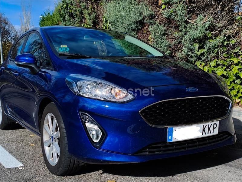Usado Ford Fiesta Trend 85 CV (62 kW) 2018 Azul Berlina