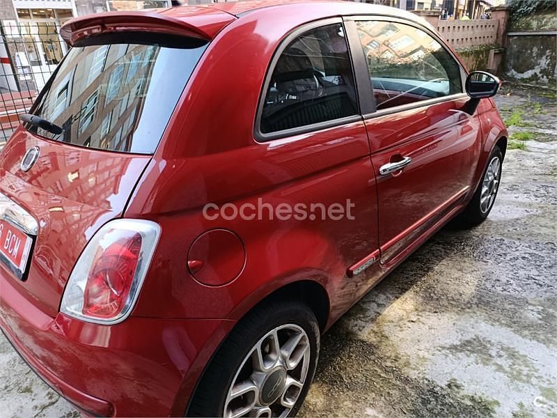 Usado Fiat 500 Sport 100 CV (73 kW) 2010 Rojo Berlina