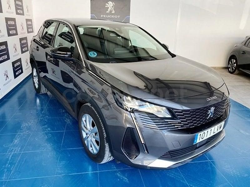 Usado Peugeot 3008 Active 130 CV (95 kW) 2021 Azul SUV