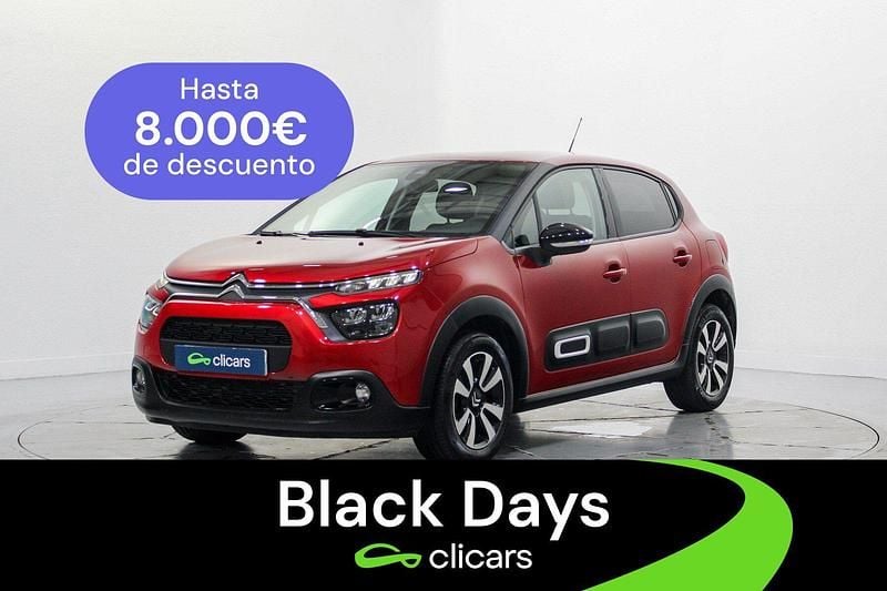 Rojo Usado 2024 Citroën C3 PureTech Berlina | 12.990 € (Buen precio) - Imagen 1/4
