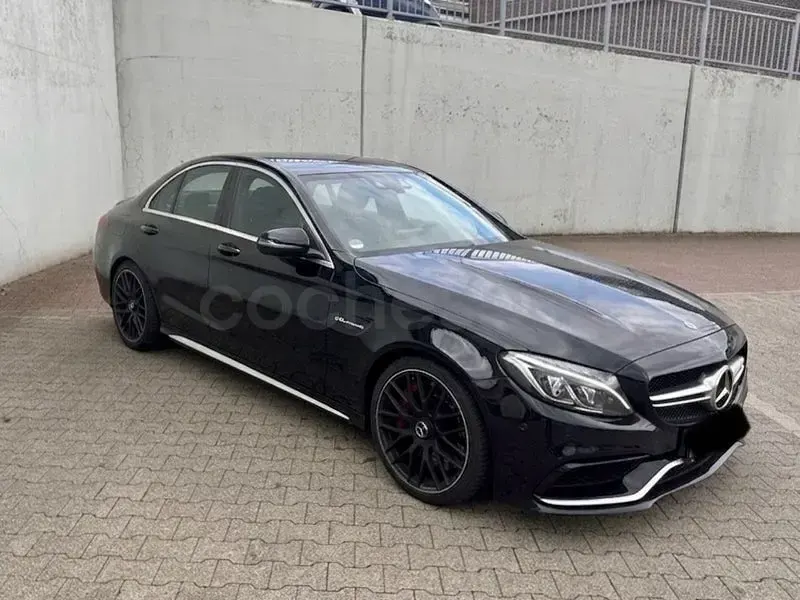 Usado Mercedes C63S AMG 510 CV (375 kW) 2018 Negro Berlina