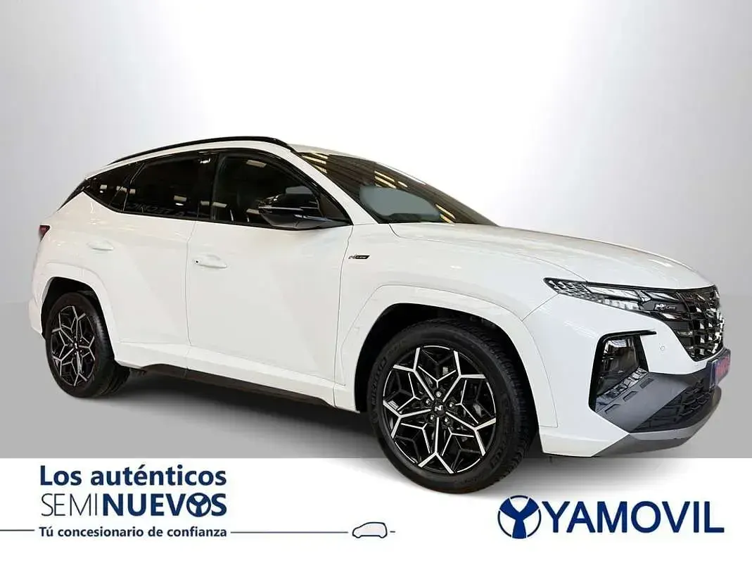 Usado Hyundai Tucson N Line 150 CV (110 kW) 2022 Blanco SUV