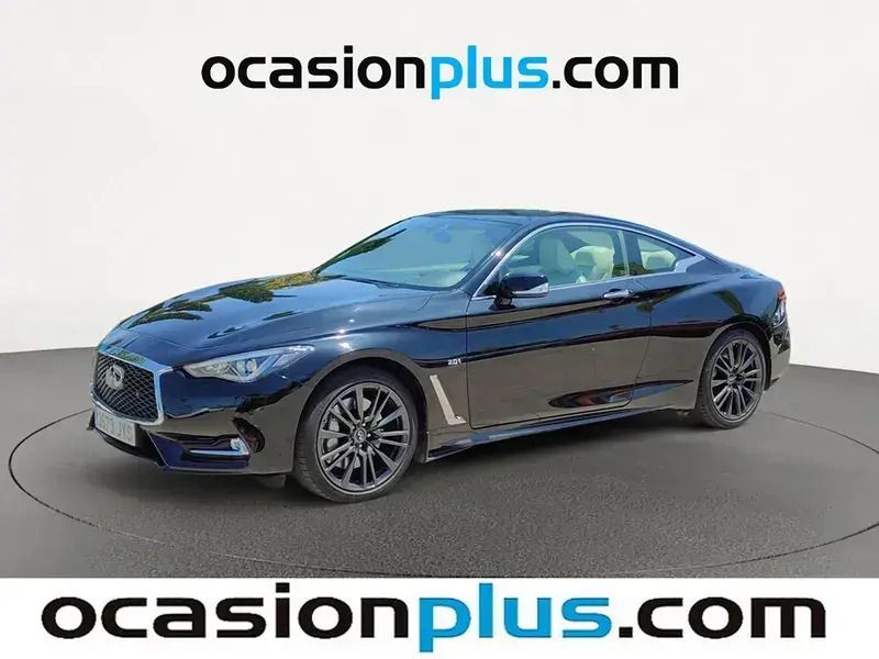 Negro Usado 2017 Infiniti Q60 Sport Tech Coupe | 30.500 € - Imagen 1/4
