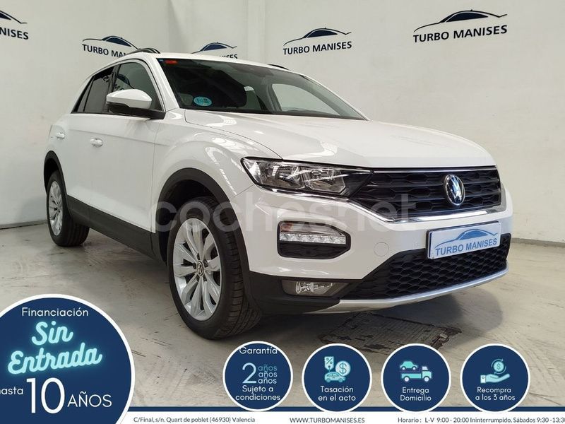 Blanco Usado 2021 VW T-Roc Advance SUV | 22.990 € (Un poco caro) - Imagen 1/4