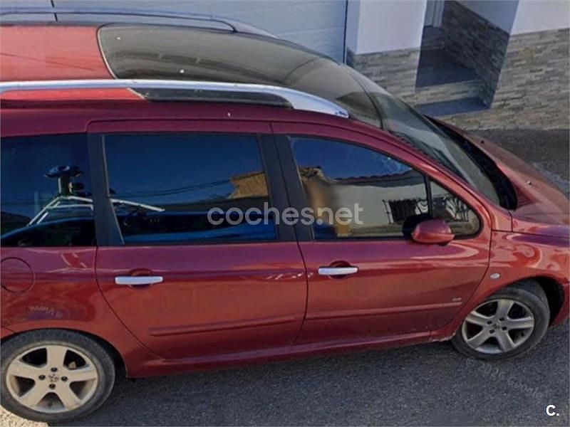 Usado Peugeot 307 110 CV (80 kW) 2003 Granate Familiar