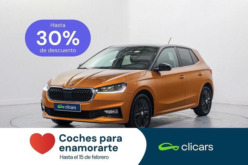 Usado Skoda Fabia Style 110 CV (80 kW) 2021 Naranja Berlina