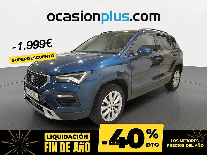 Azul Usado 2022 Seat Ateca Style SUV | 21.990 € (Precio justo) - Imagen 1/4